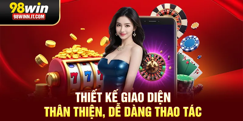 Thiết kế giao diện thân thiện, dễ dàng thao tác